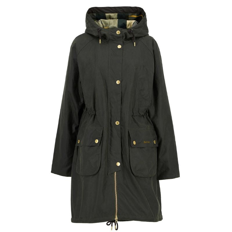 Barbour Marcy Wax Parka Dame