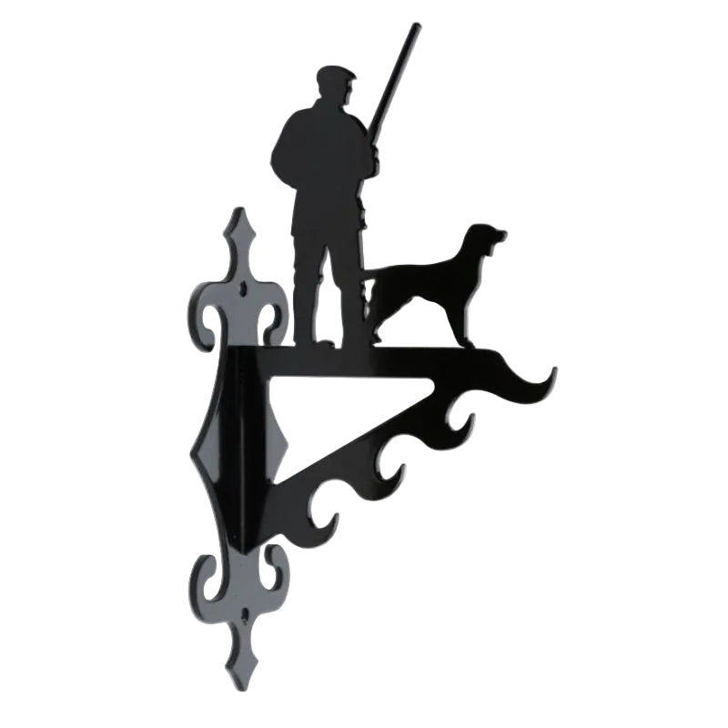 By Brorson Vildtkrog Jæger m/ Hund Sort