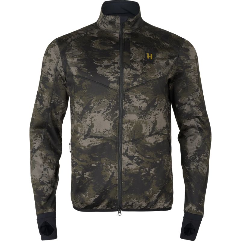 Härkila NOCTYX Camo Full Zip Fleece