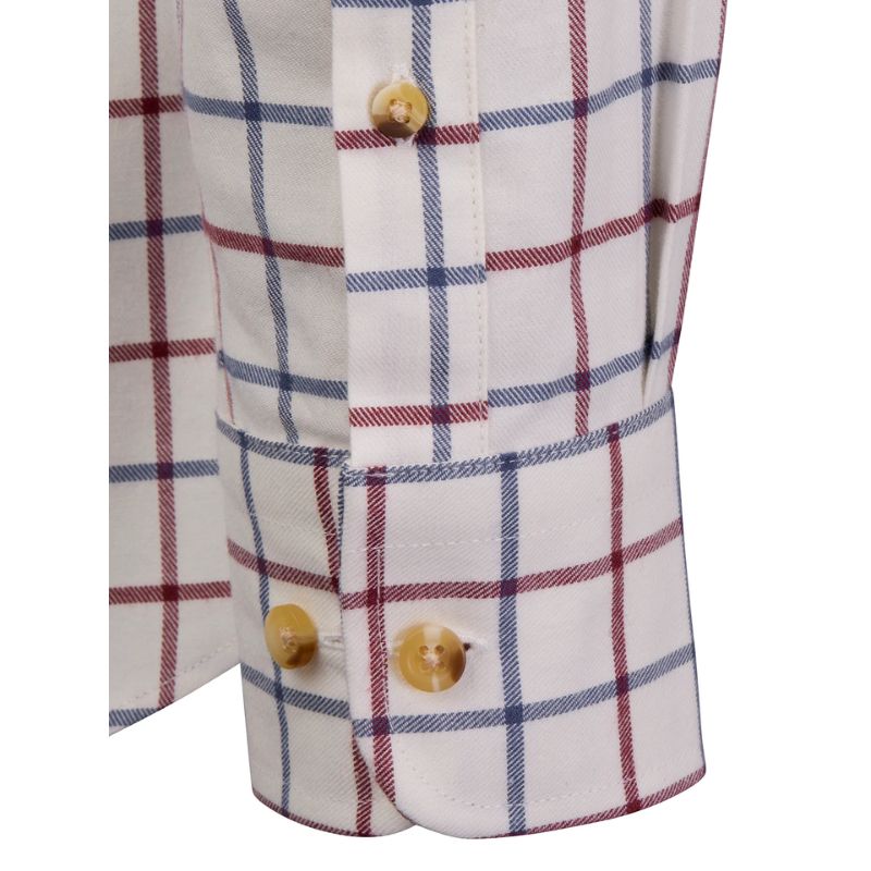 Laksen Gable Brushed Organic Cotton Skjorte