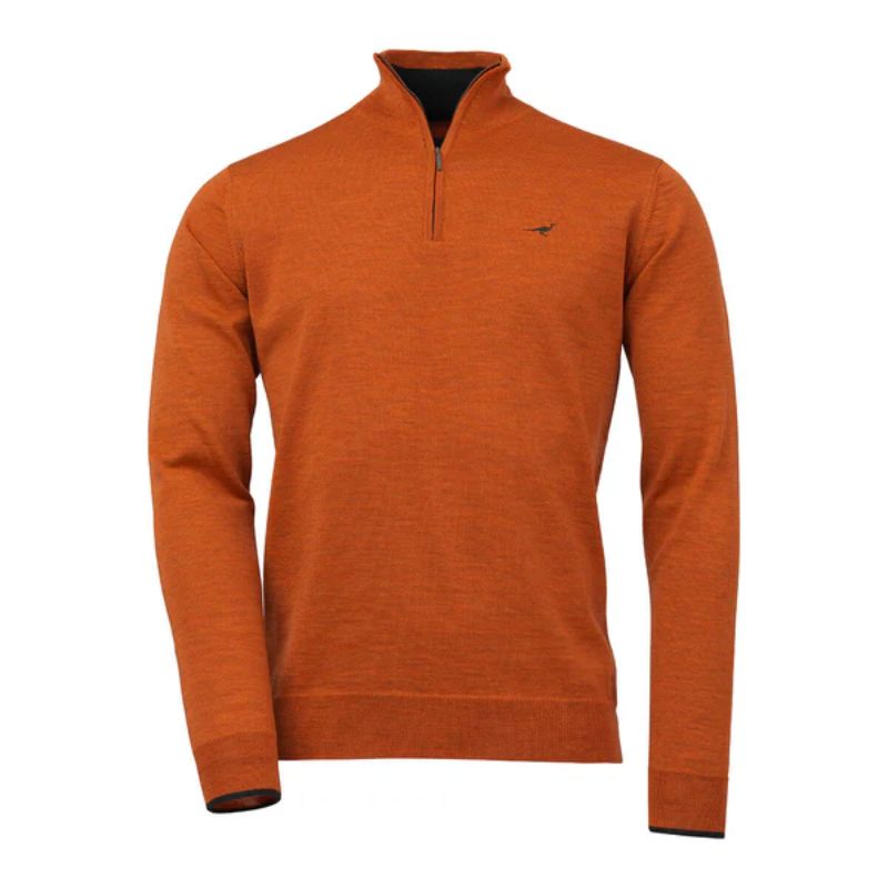Laksen Norfolk Zip-Neck Trøje