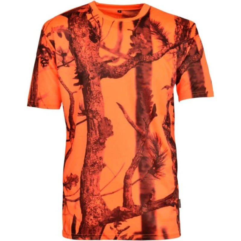 Percussion T-Shirt Barn Orange Camo