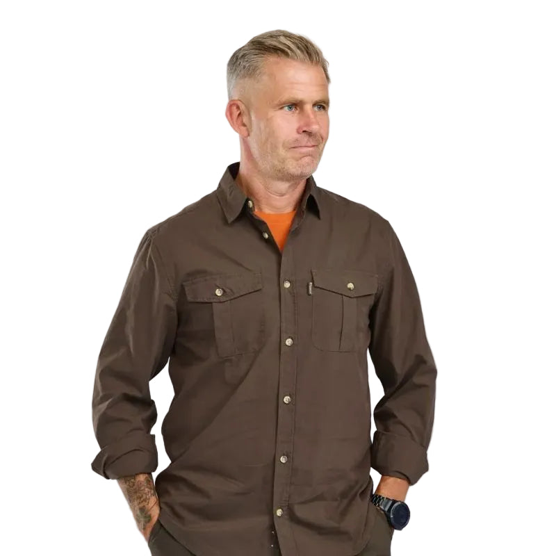 Pinewood InsectSafe Poplin L/S Skjorte