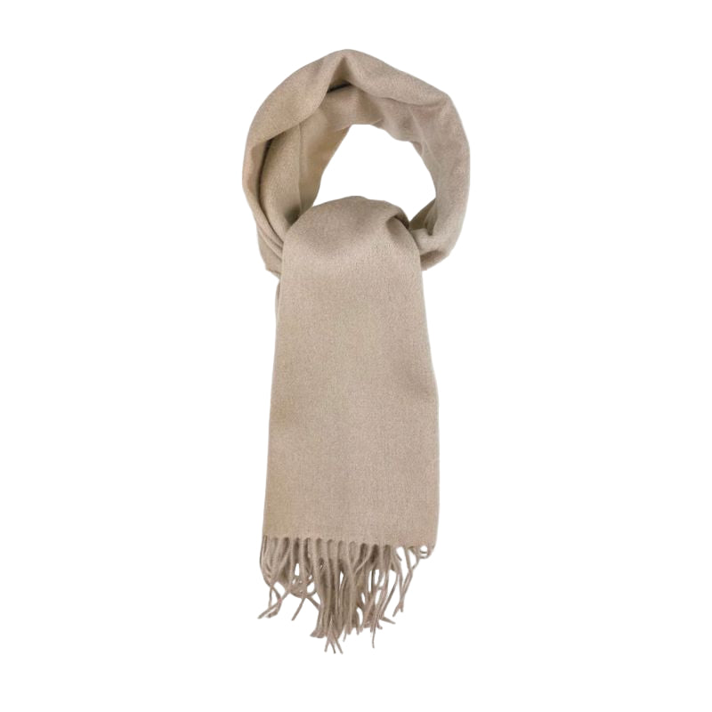 Portia Halstørklæde Uld Beige