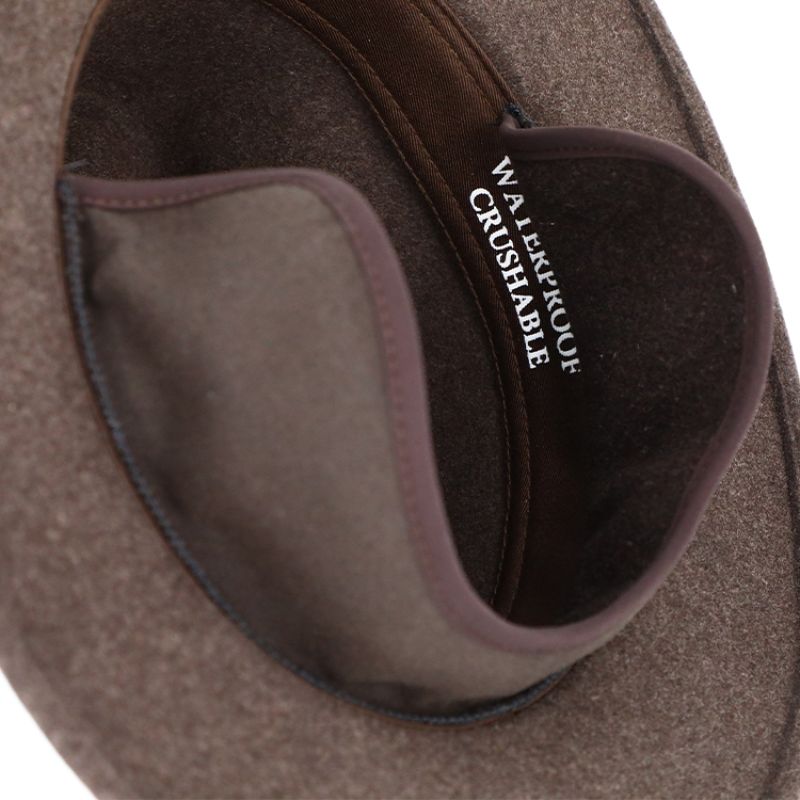 Fiebig Traveller Woolfelt Hat Med Ørevarmere