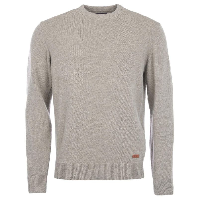 Barbour Essential Crew-Neck Striktrøje i uld