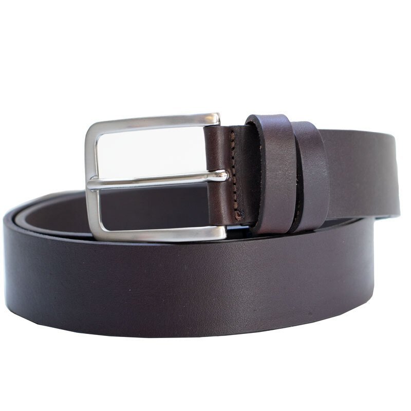 Portia Læderbælte Brun 35 mm