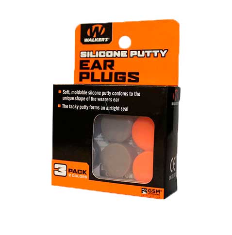 Walker's Ear Plugs Silicone Putty