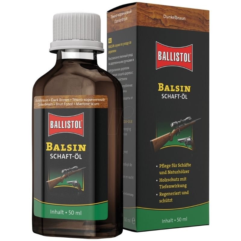 Ballistol Balsin Stockoil Reddish Brown 50 ml
