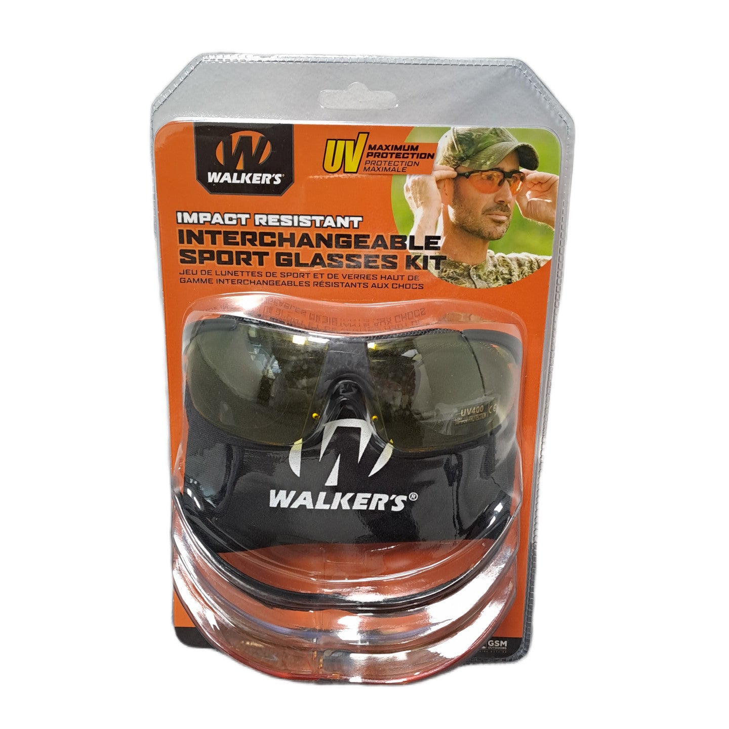 Walker's Skydebrille med 4-Glas