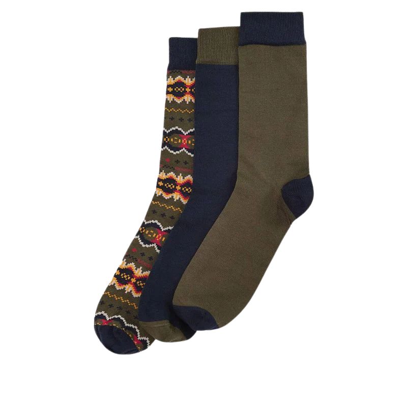 Barbour Case Fair Isle Sock Gift Box