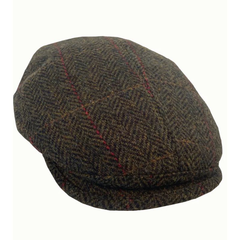 Fiebig Flatcap Shetland Wool Herringb