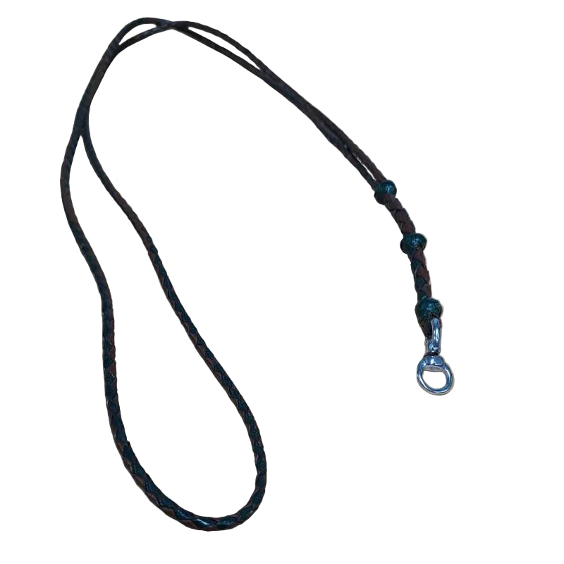 ProfDogFløjtesnor 2,5 mm x 55 cm Mørkebrun/Grøn