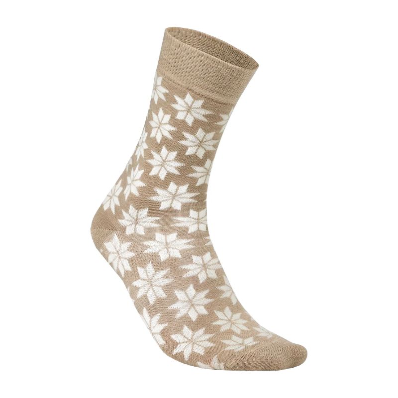 Ivanhoe Wool Sock Snowflake Dame