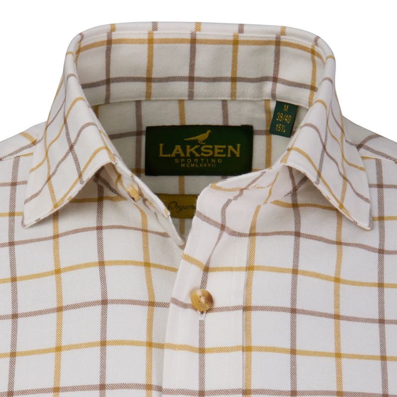 Laksen Edgar Brushed Organic Cotton Skjorte
