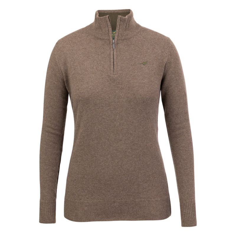 Laksen Tyne Zip Neck Sweater Dame