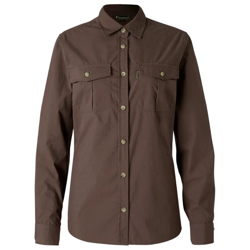 Pinewood Insectsafe Poplin L/S Skjorte Dame