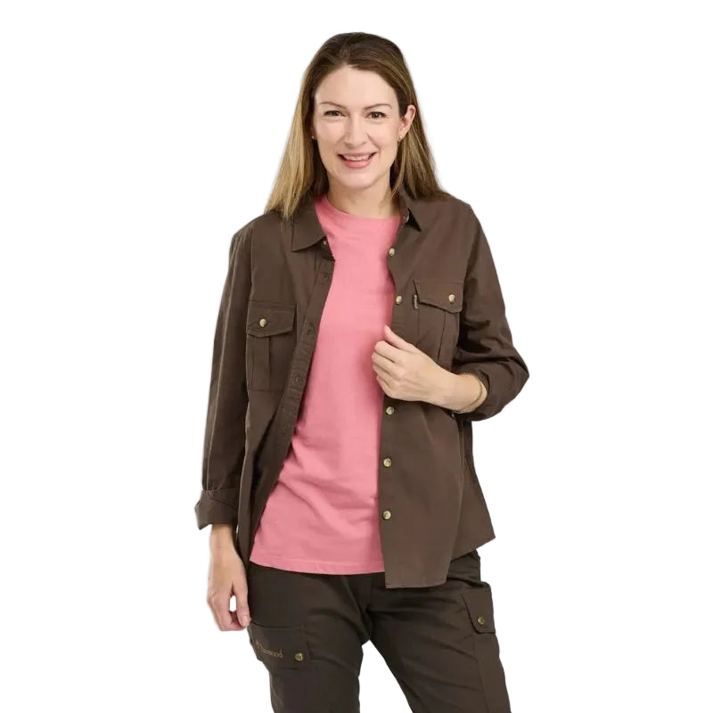 Pinewood Insectsafe Poplin L/S Skjorte Dame