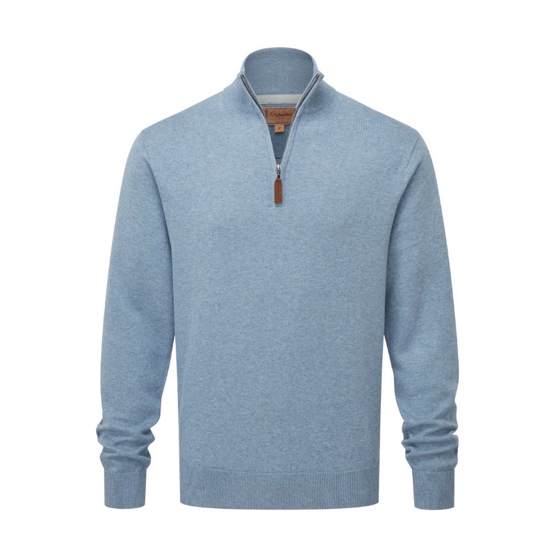 Schöffel Porthmeor Pima Cotten 1/4 Zip Jumper