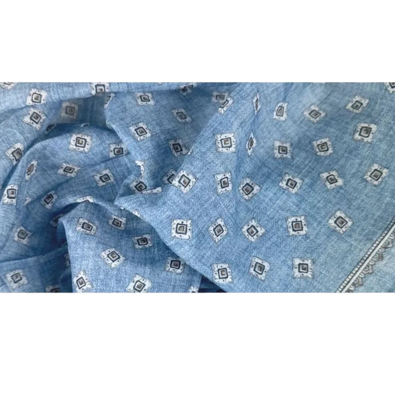 Portia Bandana Cotton Blue