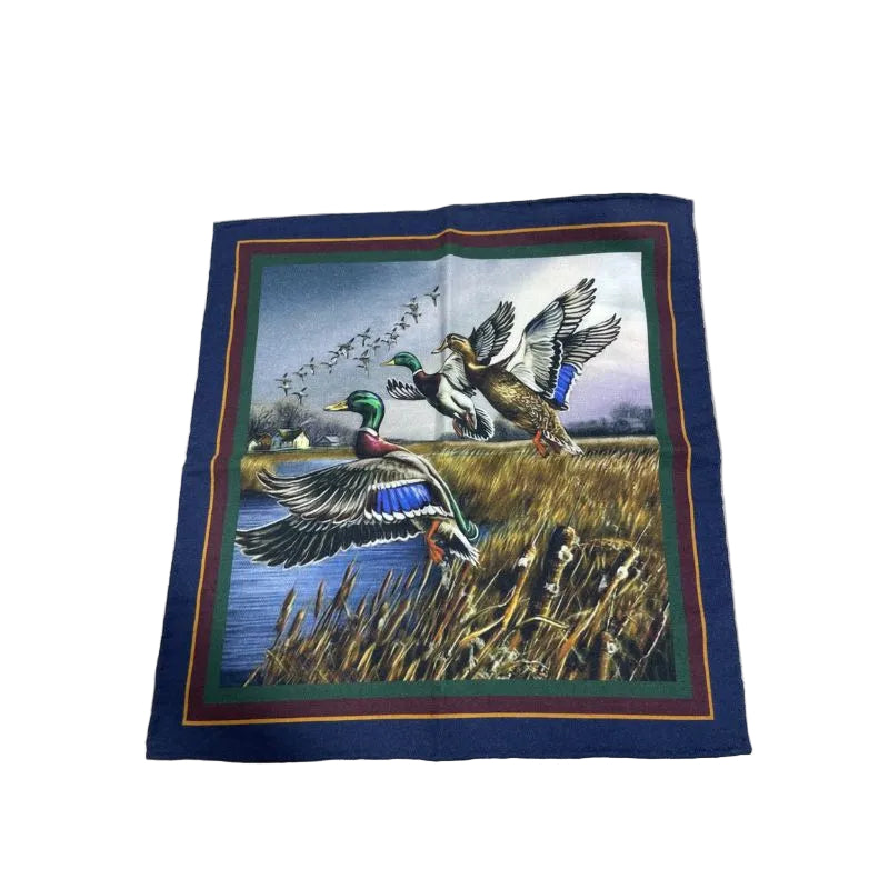 Portia Lommetørklæde Square Gråand