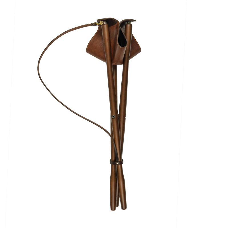 Rey Pavon Tripod Stol Chocolate