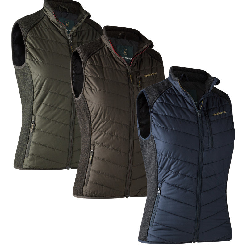 Deerhunter Lady Caroline Padded Vest Med Strik