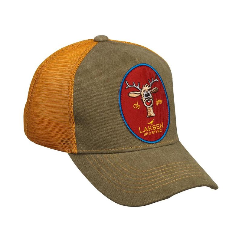 Laksen Oh Deer Badge Cap