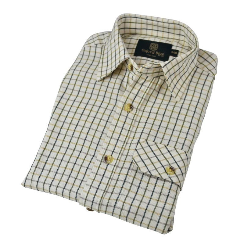 Oxford Blue Tattersal skjorte, børn