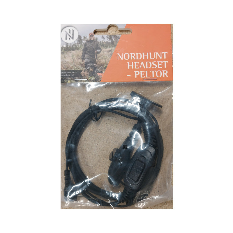 Nordhunt Jagtradio headset Peltor adapter