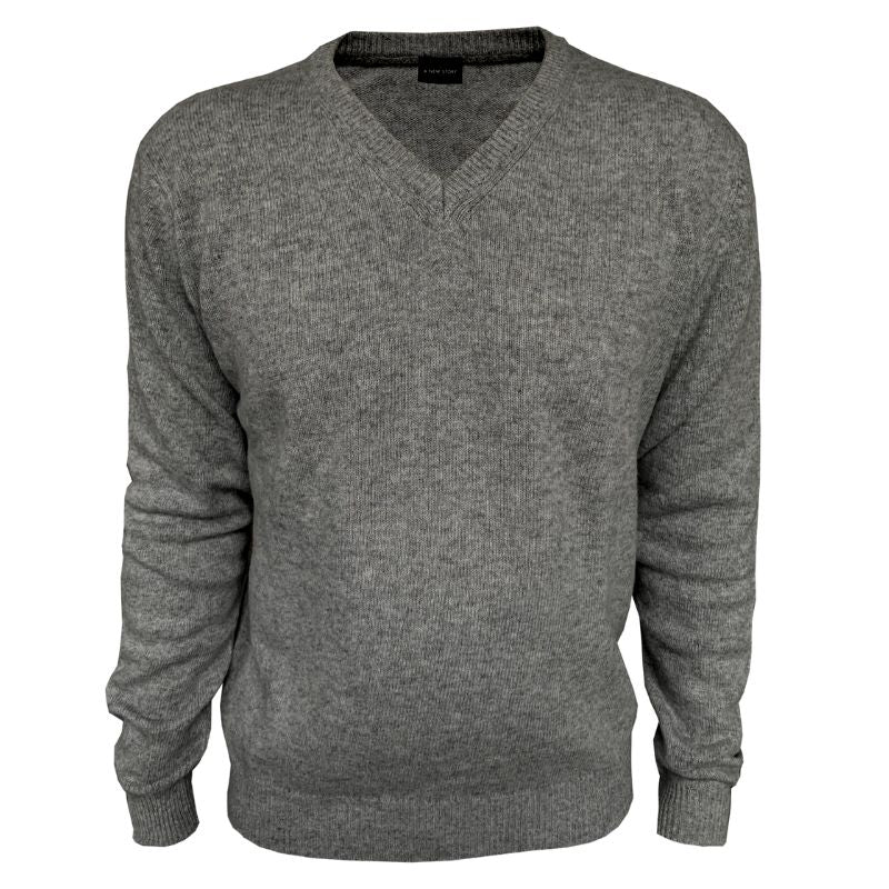 A New Story TEAK v-neck Lambswool sweater